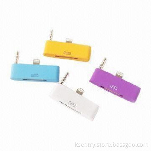 OEM 8pin to 30pin Audio Adapter for iPhone5, 5S, 5C Lightning Audio Adapter, Supports iOS 7.0